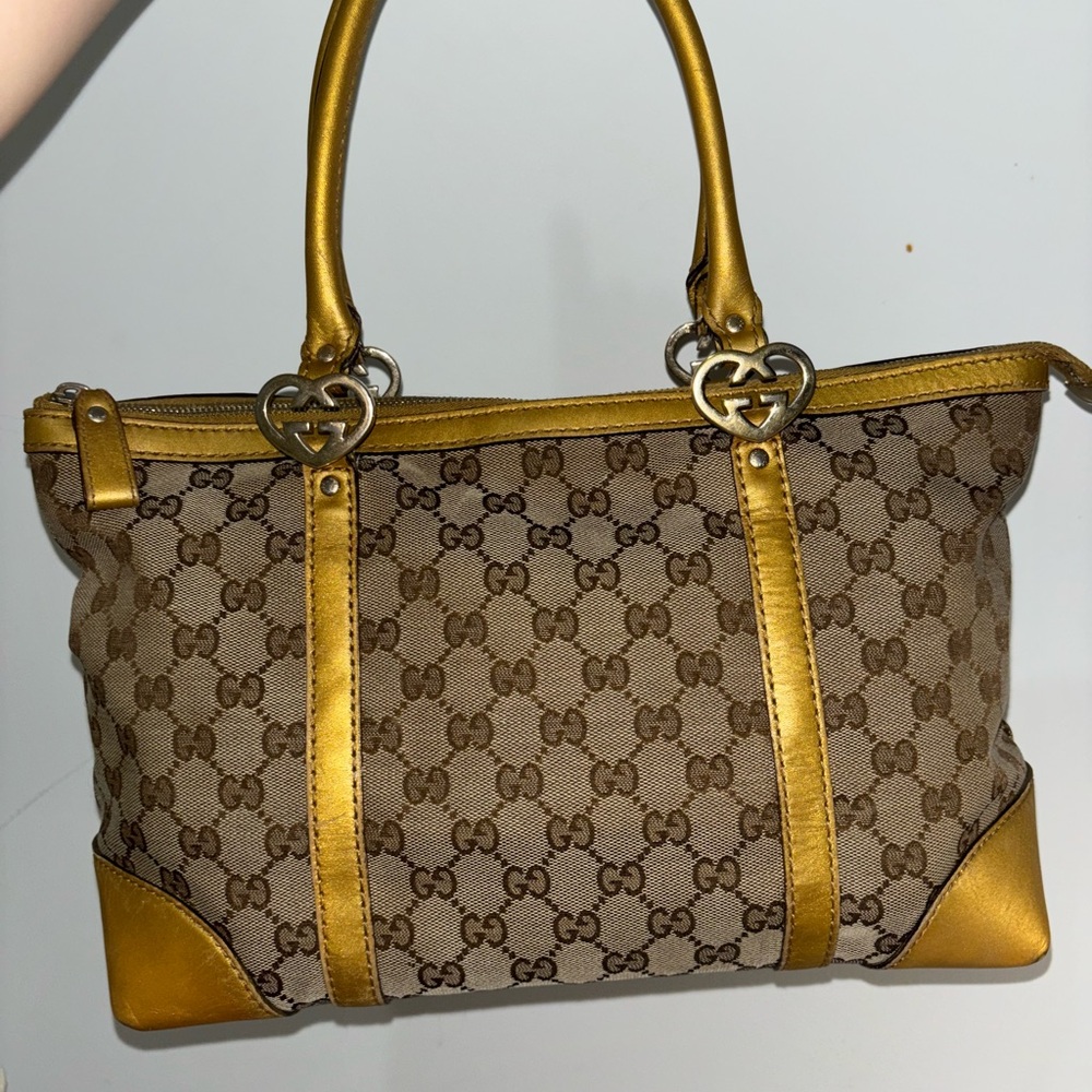 COPY - Authentic vintage Gucci lovely Tote Yellow